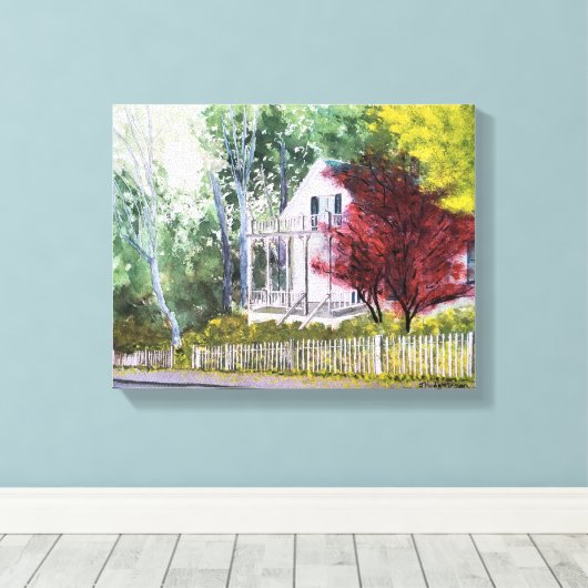 NEVADA CITY - FALL LEINWANDDRUCK (Insitu (Holzboden))