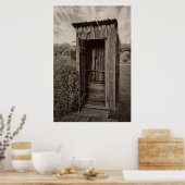 Nevada City Ghost Town Stadthouse - Montana Poster (Küche)