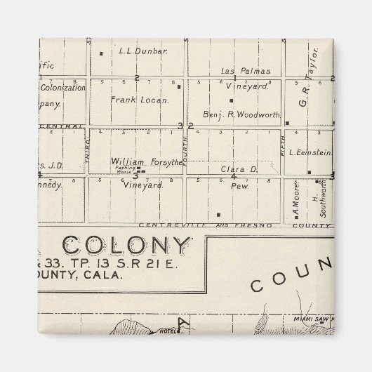 Nevada Colony Magnet (Vorne)
