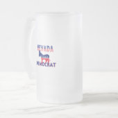 Nevada Demokrat Mattglas Bierglas (Vorderseite Links)