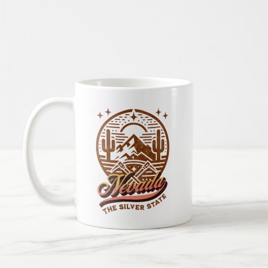 Nevada Der Silberne Staat Kaffeetasse (Links)
