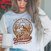 Nevada Der Silberne Staat Tri-Blend Shirt