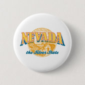 Nevada - Der Silberner Staat Button (Vorderseite)