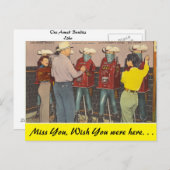 Nevada, eine bewaffnete Banditen, Elko Postkarte (Vorne/Hinten)