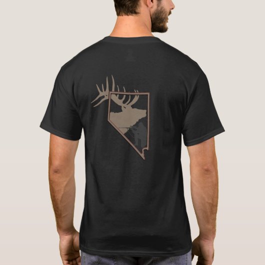 Nevada-Elch-Jagd T-Shirt (Rückseite)