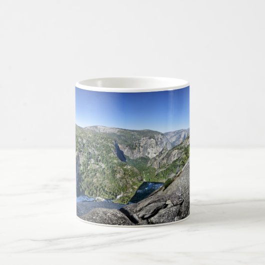 Nevada Fall von Liberty Cap - Yosemite Kaffeetasse (Mittel)