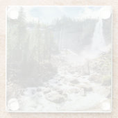 Nevada-Fälle Glasuntersetzer (Rückseite)