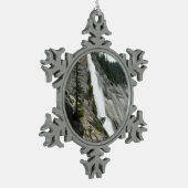 Nevada Falls at Yosemite National Park Schneeflocken Zinn-Ornament (Links)