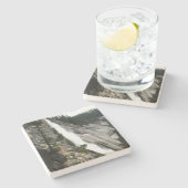 Nevada Falls at Yosemite National Park Steinuntersetzer (Seitenansicht)