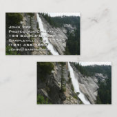 Nevada Falls at Yosemite National Park Visitenkarte (Vorne/Hinten)