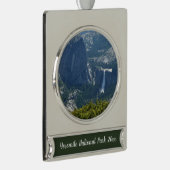 Nevada Falls from Panorama Trail Yosemite Banner-Ornament Silber (Rechts)