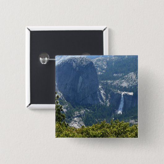 Nevada Falls from Panorama Trail Yosemite Button (Vorne & Hinten)