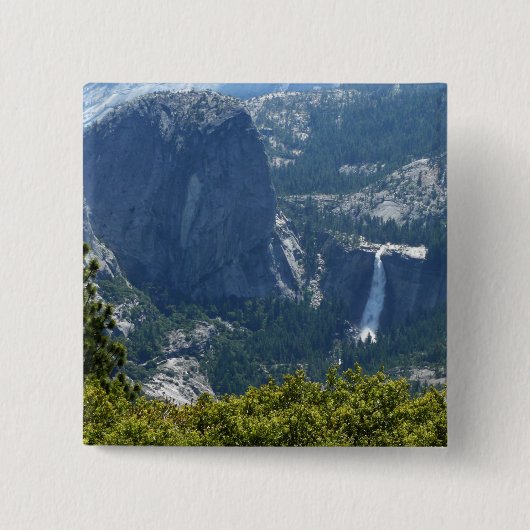 Nevada Falls from Panorama Trail Yosemite Button (Vorderseite)