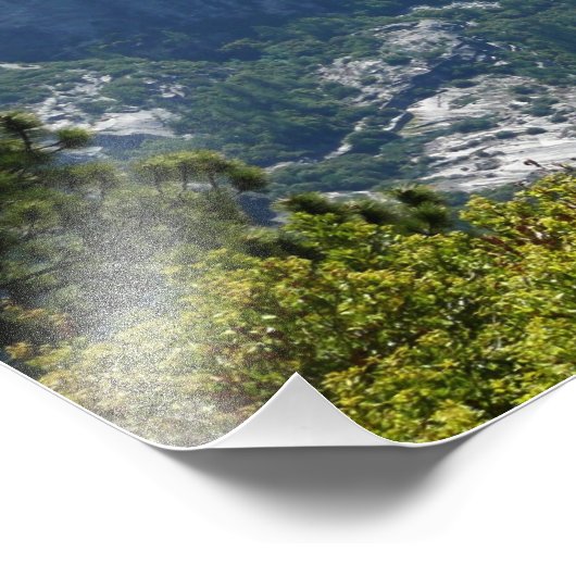 Nevada Falls from Panorama Trail Yosemite Fotodruck (Ecke)