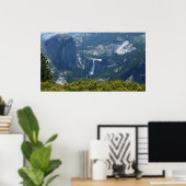 Nevada Falls from Panorama Trail Yosemite Poster (Heimbüro)