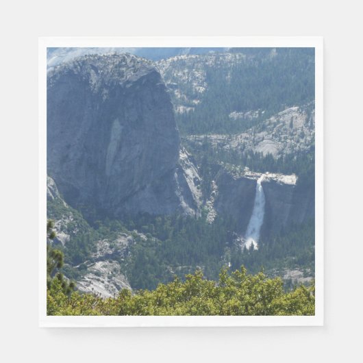 Nevada Falls from Panorama Trail Yosemite Serviette (Vorderseite)