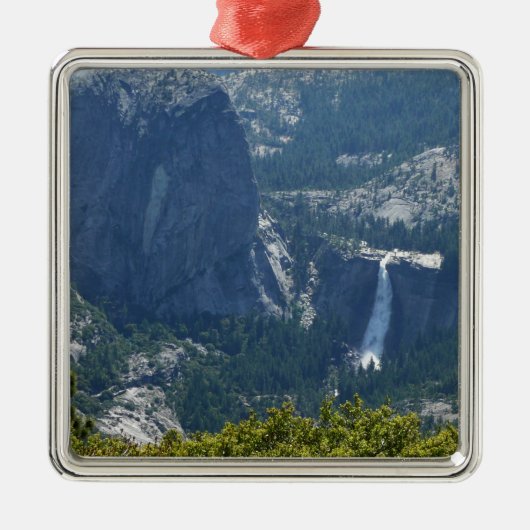 Nevada Falls from Panorama Trail Yosemite Silbernes Ornament (Vorne)