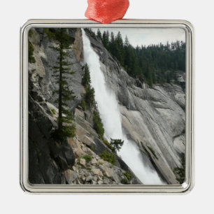 Nevada Falls im Yosemite National Park Ornament Aus Metall