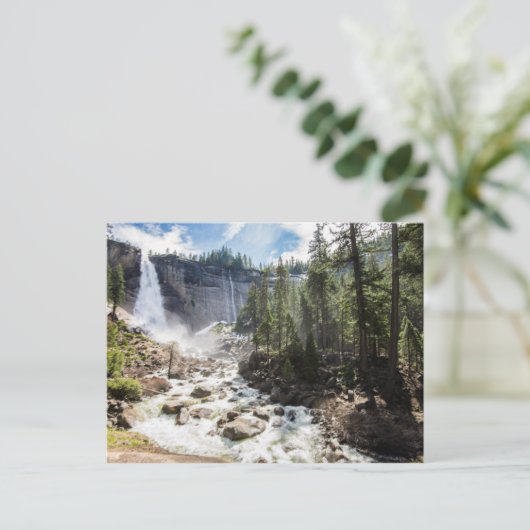 Nevada Falls Postkarte (Stehend Vorderseite)