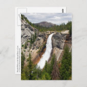Nevada Falls Postkarte (Vorne/Hinten)