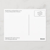 Nevada Falls Postkarte (Rückseite)