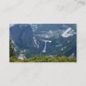 Nevada Falls vom Panorama Trail Visitenkarte (Rückseite)