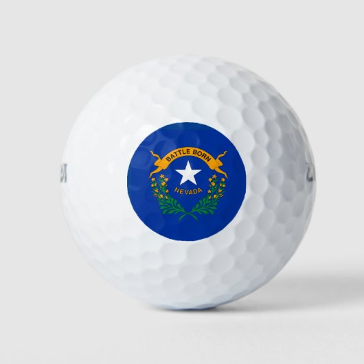 NEVADA FLAG GOLFBALL (Vorderseite)