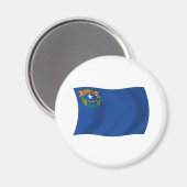 Nevada Flag Magnet (Vorderseite/Rückseite)