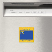 Nevada Flag Magnet (In Situ (Geschirrspüler))