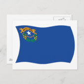 Nevada Flag Postkarte (Vorne/Hinten)