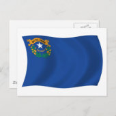 Nevada Flag Postkarte (Vorne/Hinten)