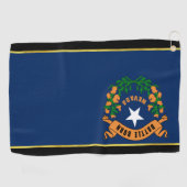 Nevada-Flagge Golfhandtuch (Horizontal)