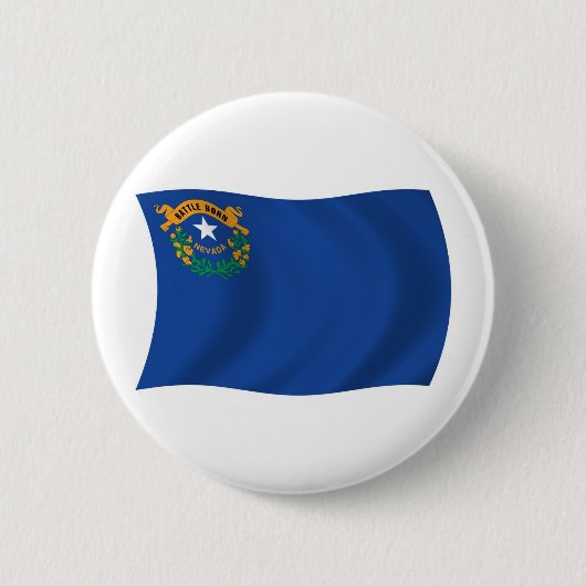 Nevada-Flagge Knopf Button (Vorderseite)