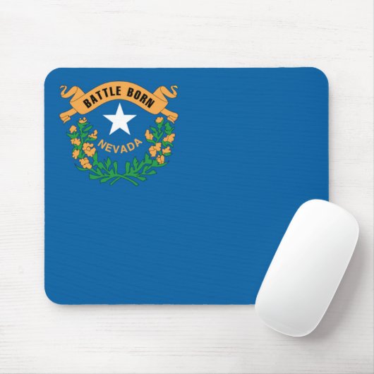 Nevada-Flagge Mousepad (Mit Mouse)
