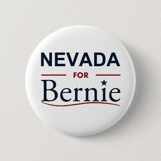 Nevada für Bernie Button (Vorderseite)
