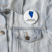 NEVADA für BERNIE SANDERS 2020 Button (Beispiel)