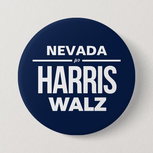 Nevada für Harris Walz Button (Vorderseite)