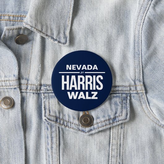 Nevada für Harris Walz Button (Beispiel)
