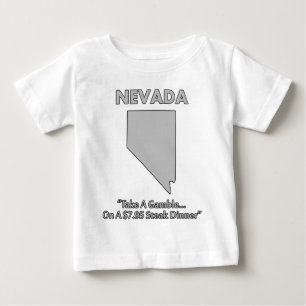 Nevada - Gehen Sie ein Risiko ein... für ein Steak Baby T-shirt
