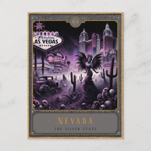 Nevada Gothic Art Postkarte