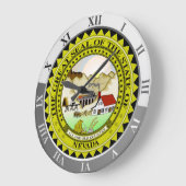 Nevada Große Wanduhr (Winkel)