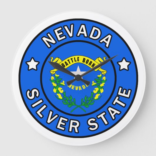 Nevada Große Wanduhr (Vorderseite)