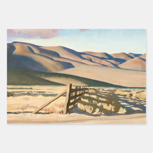 "Nevada Hills" von Maynard Dixon Geschenkpapier Set (Vorderseite 2)