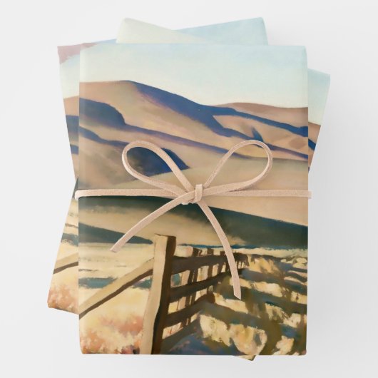 "Nevada Hills" von Maynard Dixon Geschenkpapier Set (Beispiel)