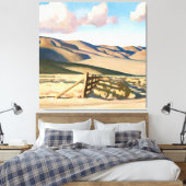 "Nevada Hills" von Maynard Dixon Leinwanddruck (Insitu (Schlafzimmer))