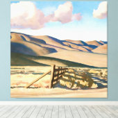 "Nevada Hills" von Maynard Dixon Leinwanddruck (Insitu (Holzboden))
