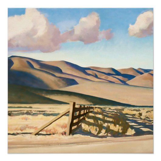 "Nevada Hills" von Maynard Dixon Poster (Vorderseite)