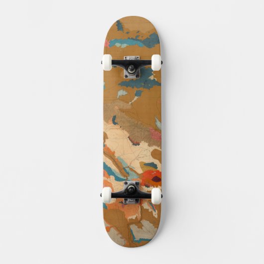 Nevada-Hochebene geologisch Skateboard (Vorderseite)
