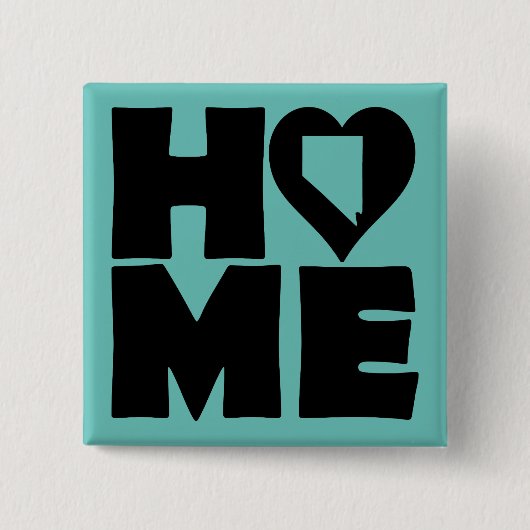 Nevada Home Heart State Button Badge Pin (Vorderseite)