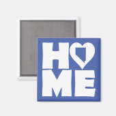 Nevada Home Heart State Friends Magnet (Vorderseite/Rückseite)